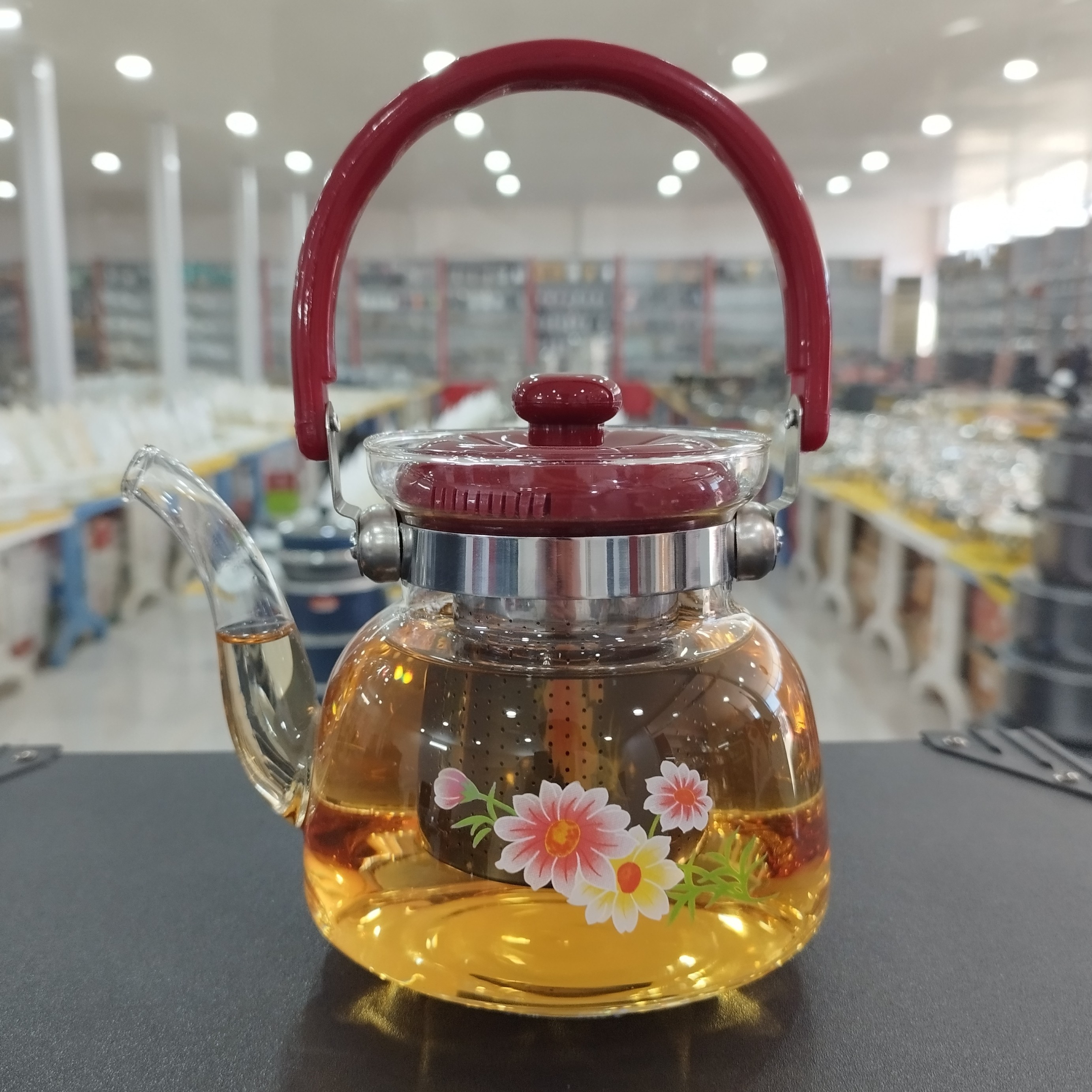 کتری پیرکس 850 میلی لیتر NATALY ناتالی شعله مستقیم