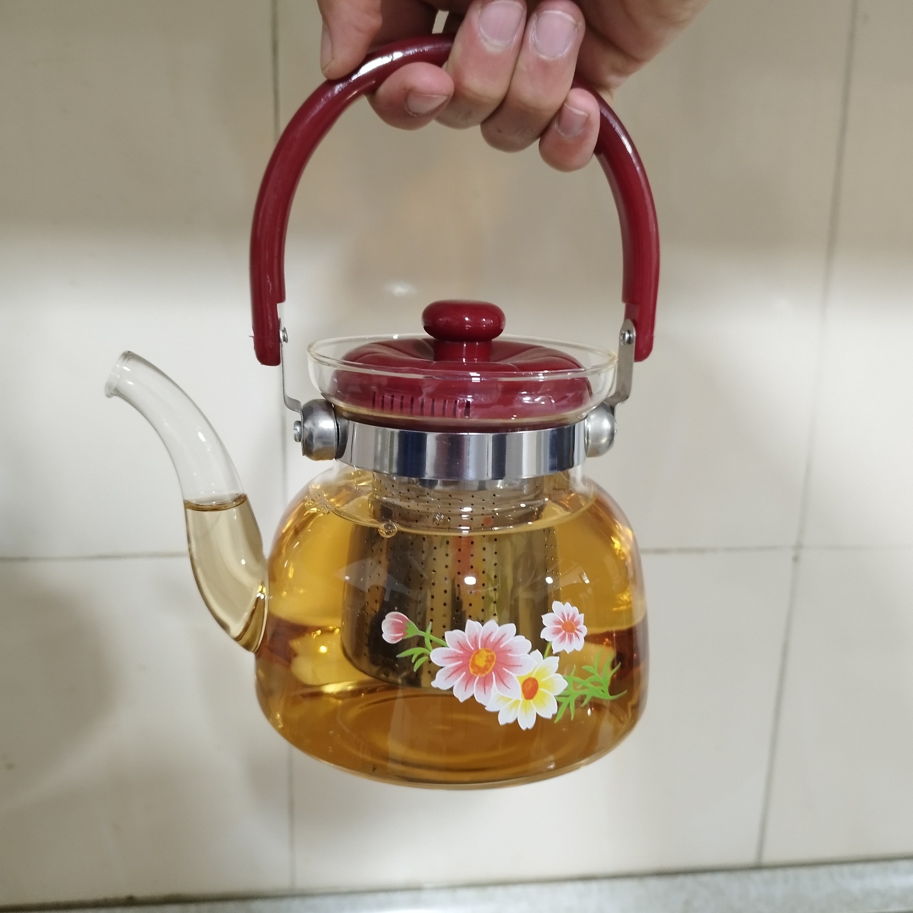 کتری پیرکس 850 میلی لیتر NATALY ناتالی شعله مستقیم