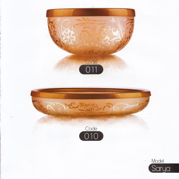 ست پیاله و پیش دست اریکو طرح ساریا کد 010-011 بسته 12 عددی (6+6) با ارسال رایگان
