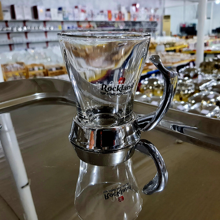 فنجان انگاره دسته استیل راکلند کد 100P بسته 6 عددی با ارسال رایگان