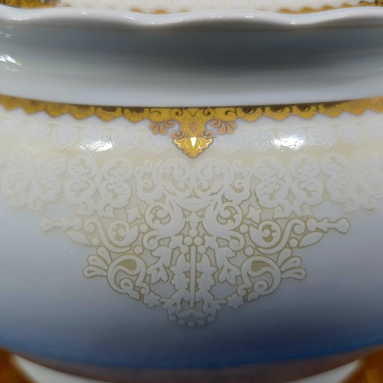 سوپ خوری درب دار چینی پارس طرح 1896 بسته 1 عددی