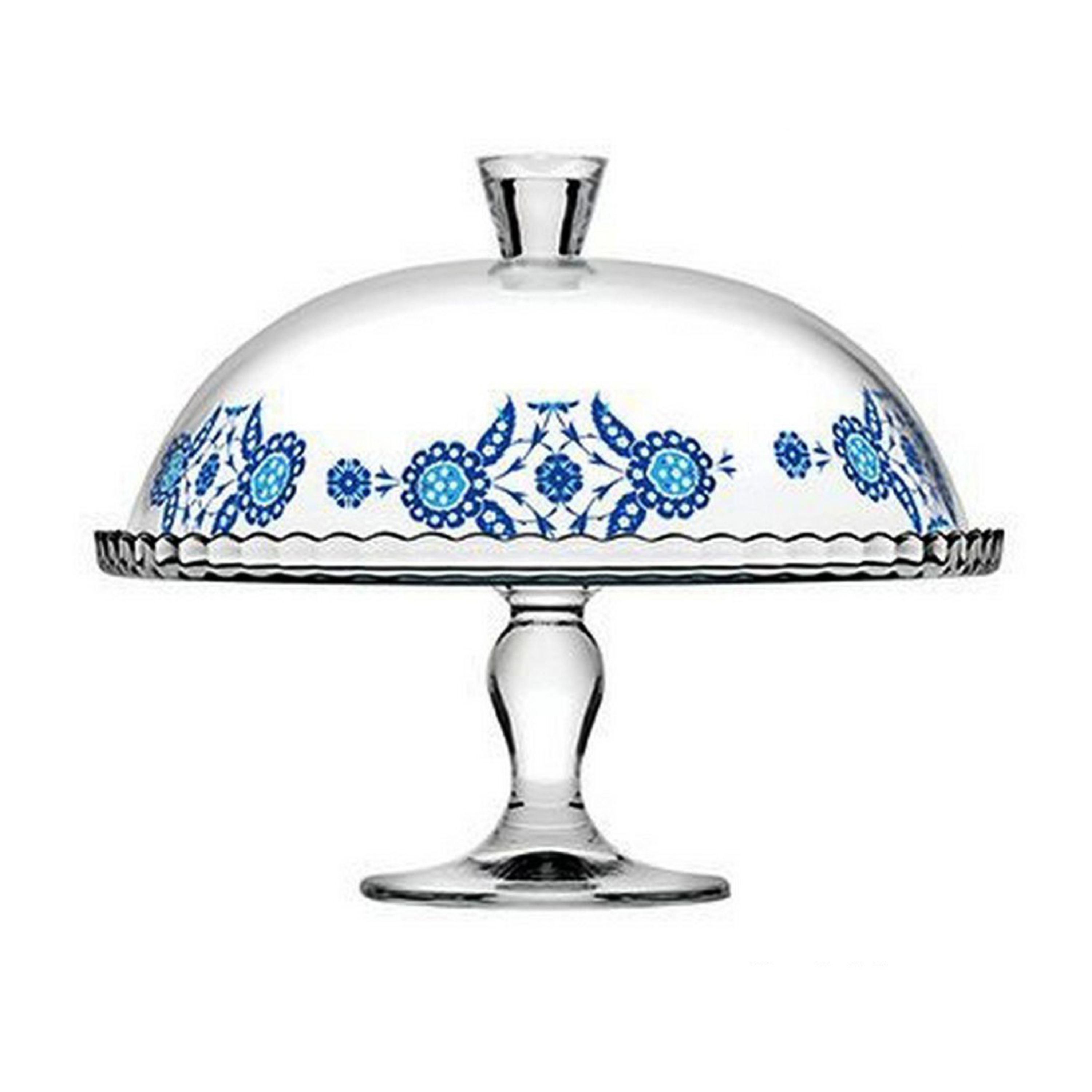 کاپ کیک پایه دار پاشاباغچه ترکیه مدل 95200 گل آبی