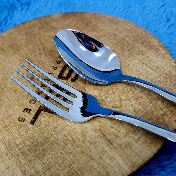 ست قاشق و چنگال استیل نگیر گیلدا طرح شیکاگو GILDA بسته 6+6 عددی با ارسال رایگان