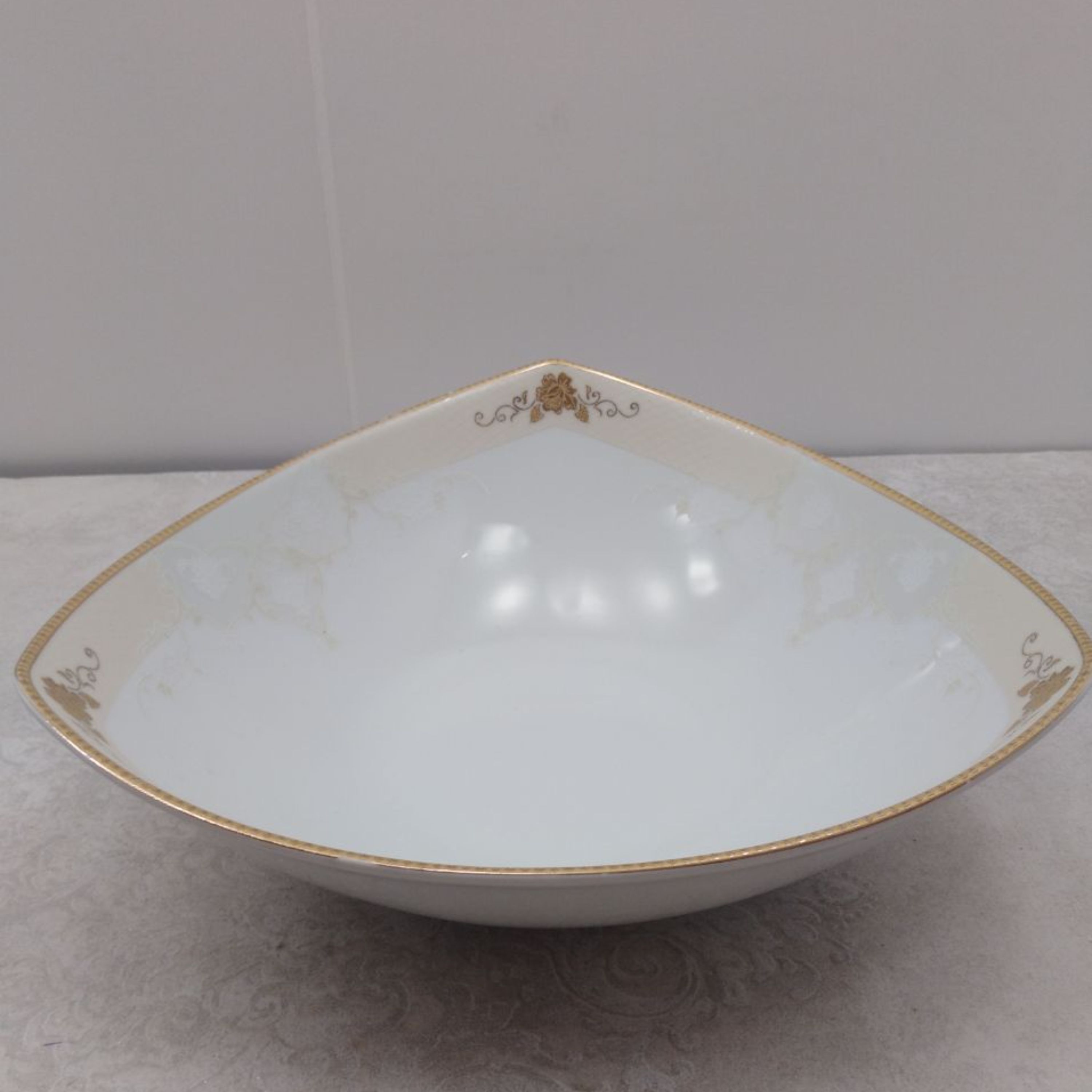 کاسه سالاد چینی پردیس طرح کاژین طلایی