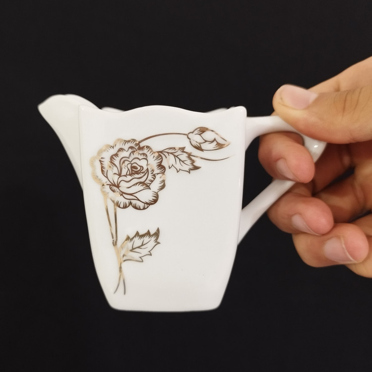 سس خوری جفتی چینی پردیس طرح پرستیژ طلایی 2 عددی با ارسال رایگان