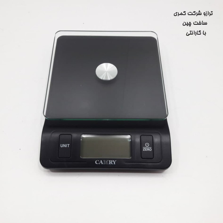 ترازو آشپزخانه برند CAMRY مشکی کد 5460 برند JS ارسال رایگان