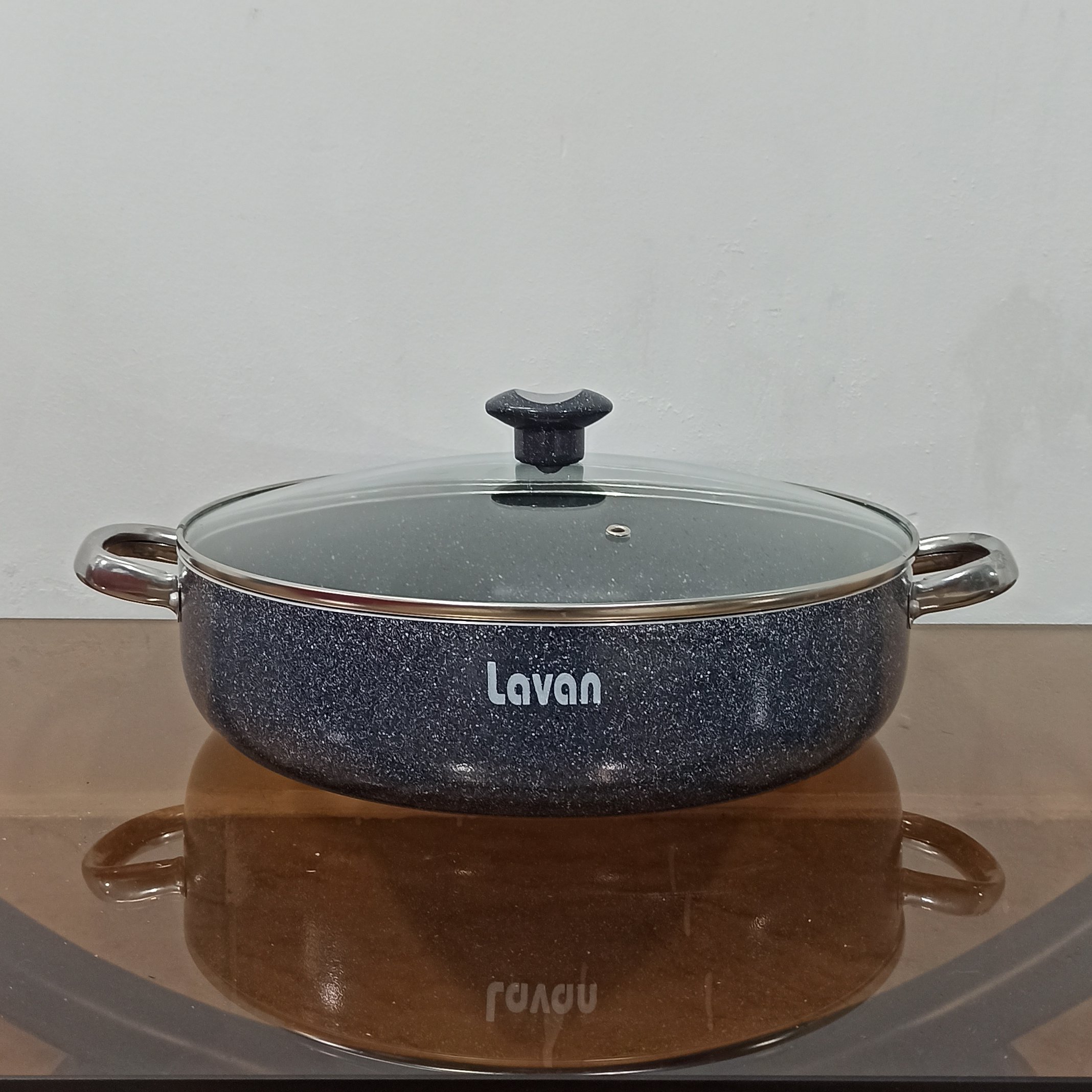 تابه گرانیتی سایز 32 لاوان مدل تیتان طوسی با ارسال رایگان