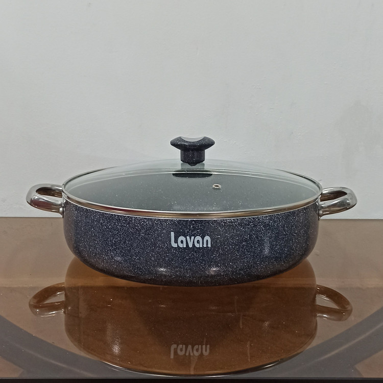 تابه گرانیتی سایز 32 لاوان مدل تیتان طوسی با ارسال رایگان
