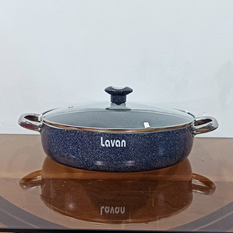 تابه گرانیتی سایز 30 لاوان مدل تیتان طوسی با ارسال رایگان