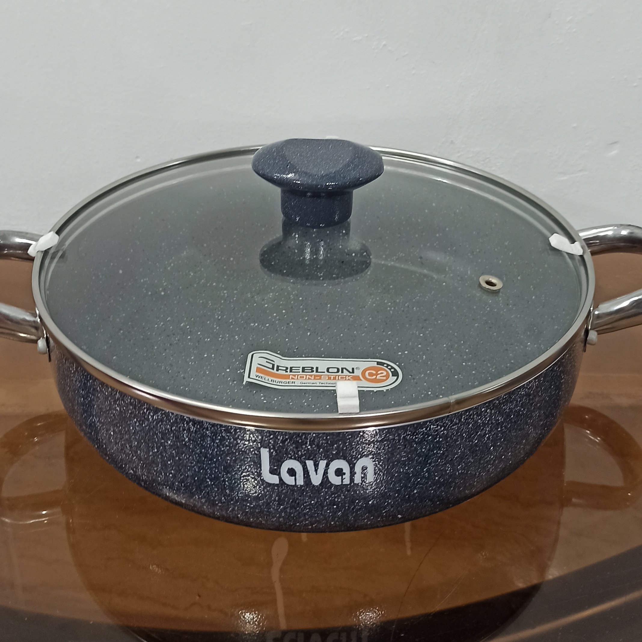 تابه گرانیتی سایز 24 لاوان مدل تیتان طوسی با ارسال رایگان