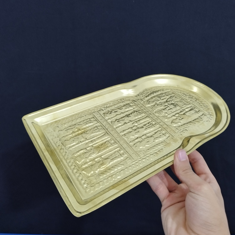 ست کنار سماوری کوچک زرد قلم ارسال رایگان