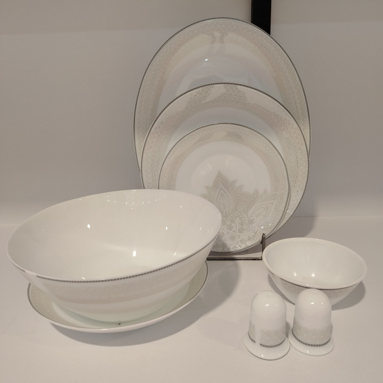سرویس آرکوپال 28 پارچه pars opal مدل 586 کانادا طوسی با ارسال رایگان