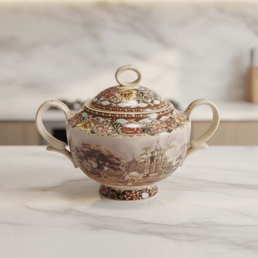 قندان چینی گاردن دیت مدل اپرا کد 244A ارسال رایگان
