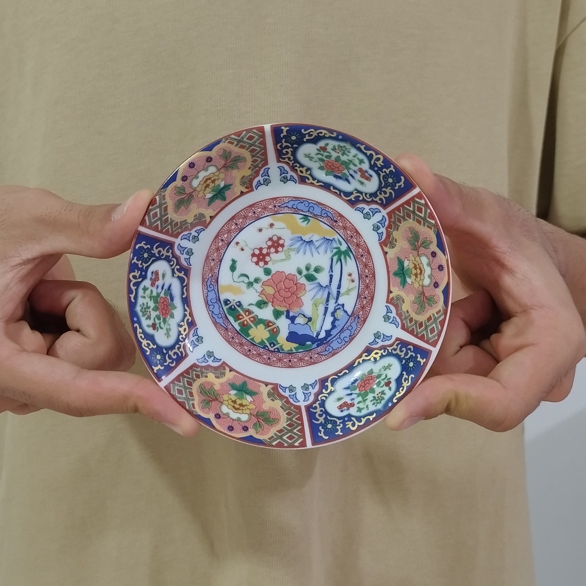 نعلبکی چینی واتسون مدل امیری سرمه ای بسته 6 عددی با ارسال رایگان