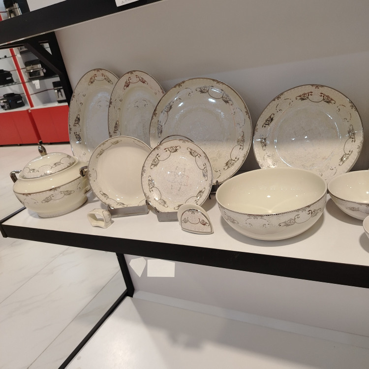 سرویس چینی 114 پارچه (12 نفره) ویلیام پلاتین کد 4058 با ارسال رایگان