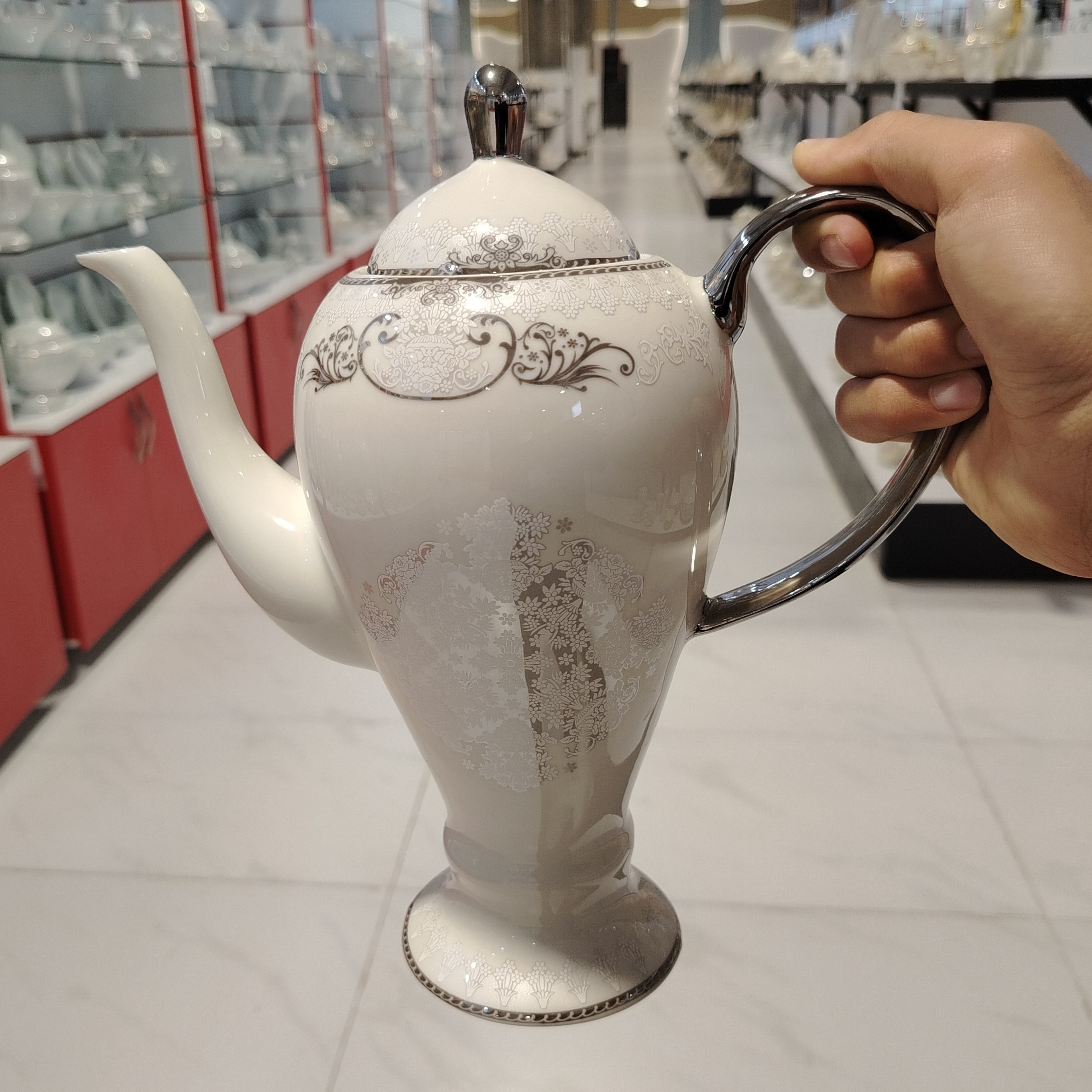 سرویس چینی 114 پارچه (12 نفره) ویلیام پلاتین کد 4058 با ارسال رایگان