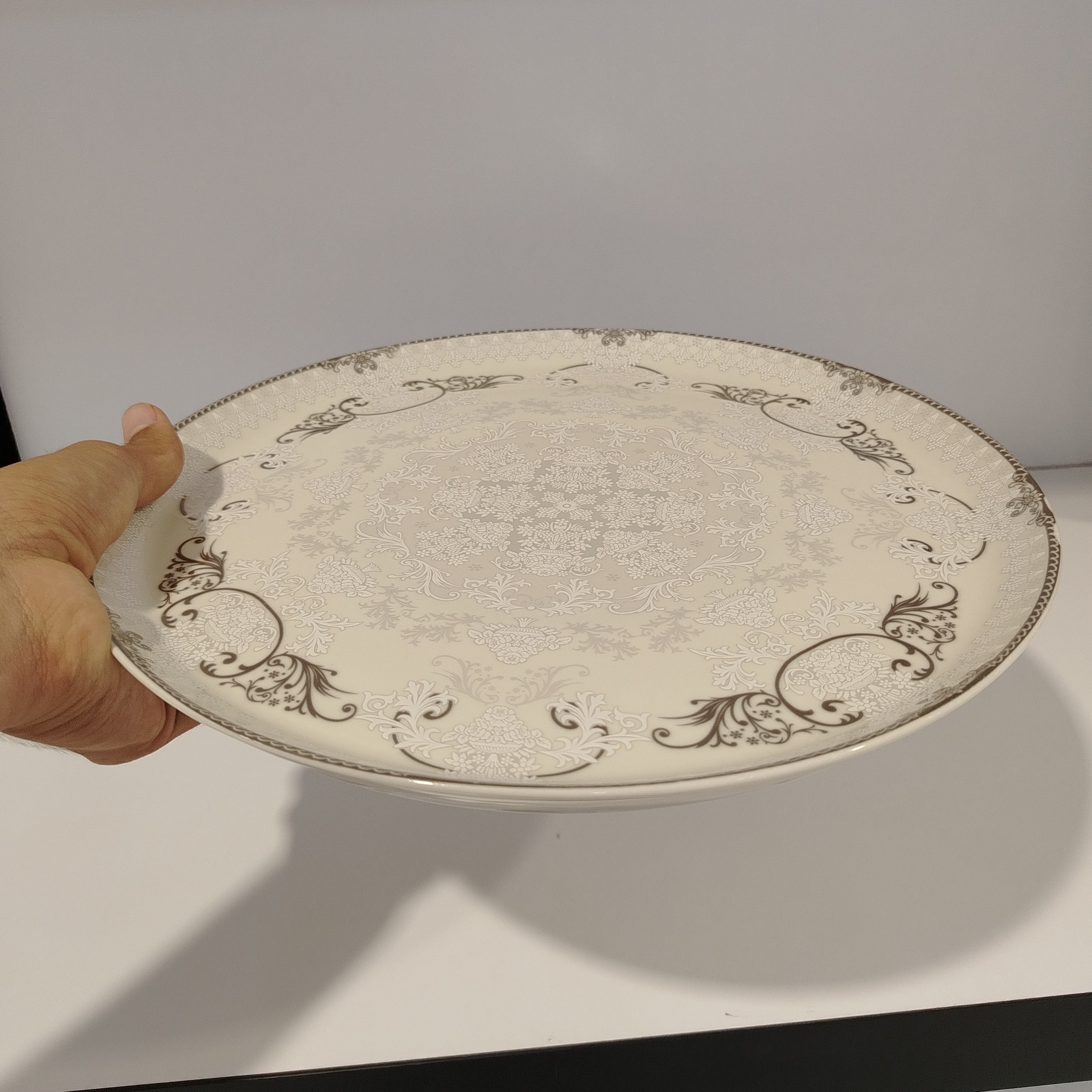 سرویس چینی 114 پارچه (12 نفره) ویلیام پلاتین کد 4058 با ارسال رایگان