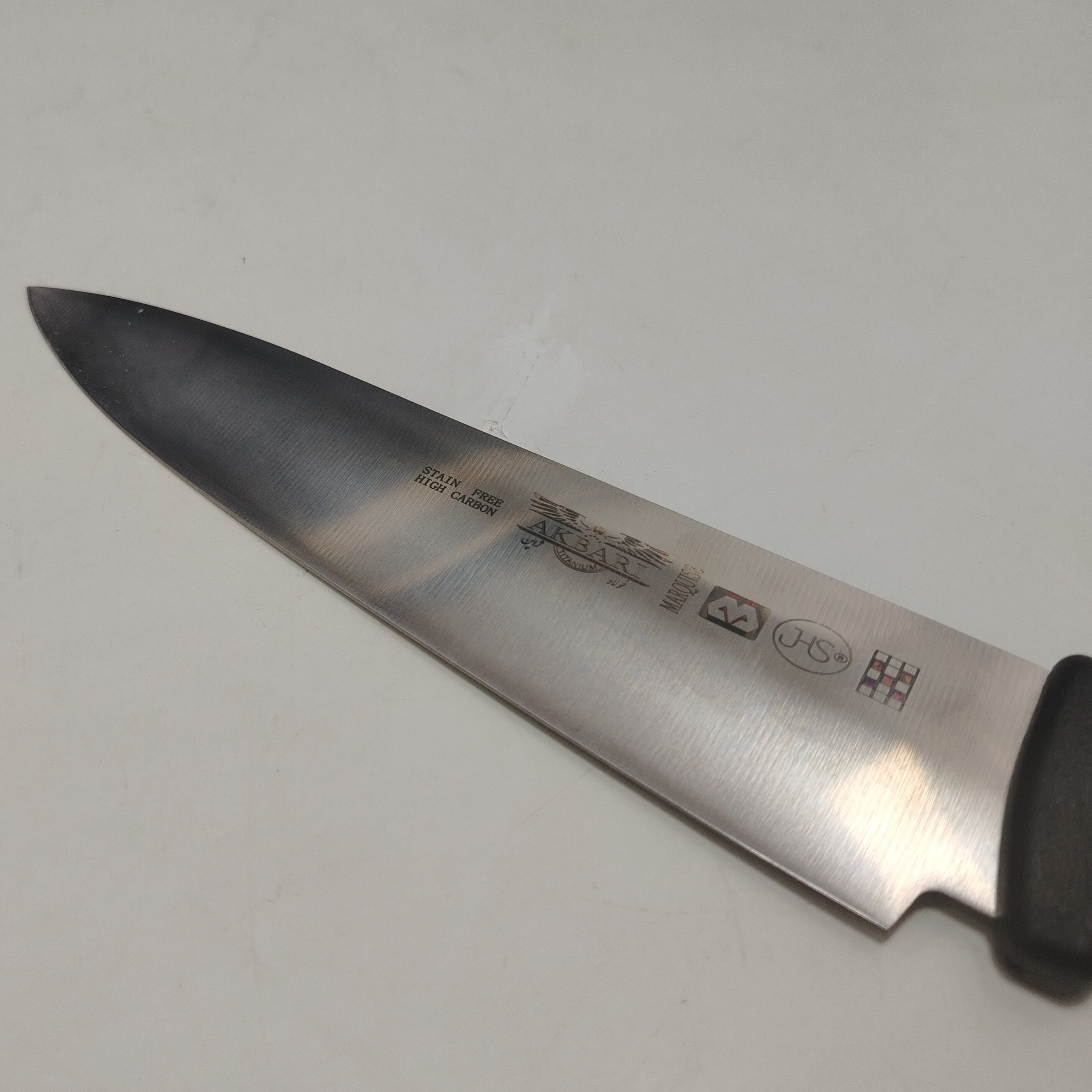 چاقو آشپزخانه اکبری دسته مشکی مدل P724 بسته 1 عددی ارسال رایگان