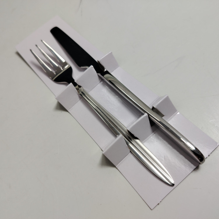 کارد و چنگال استیل سه بعدی MTG کد 2605S بسته 6 + 6 عددی با ارسال رایگان