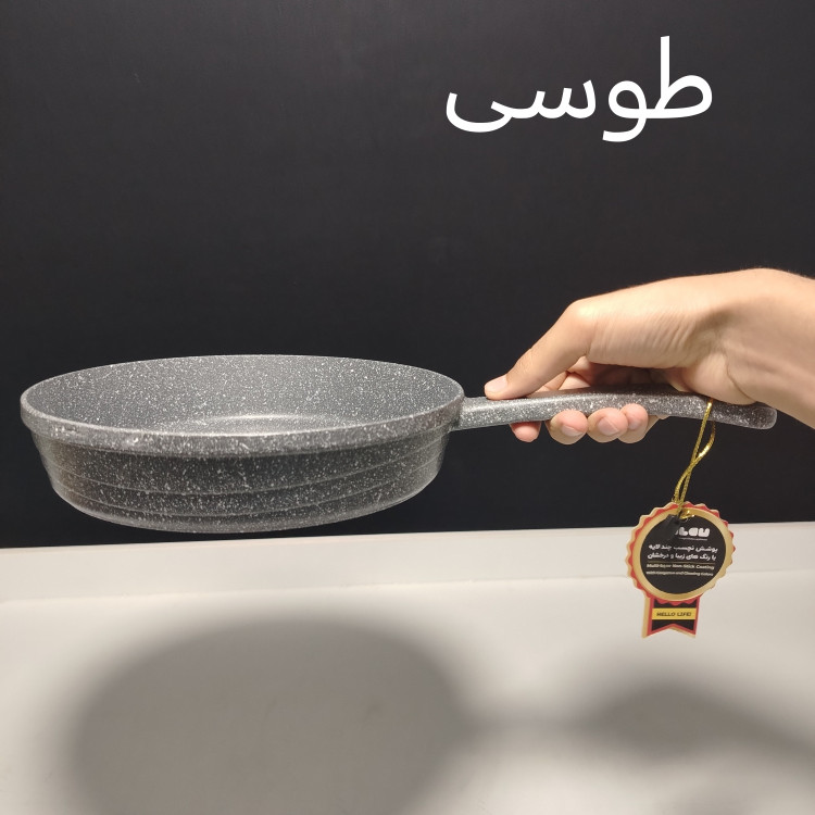 تابه گرانیتی تک دسته سایز 22 پیلو PILAU مدل اسنو در 7 رنگ با ارسال رایگان