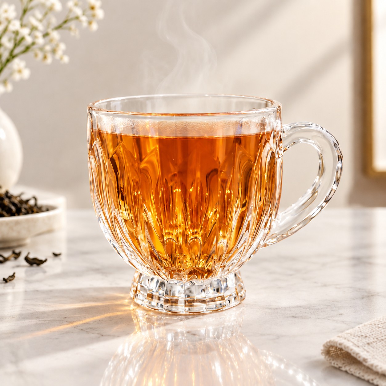 فنجان چای HB مدل جنوا کد 2296 بسته 6 عددی با ارسال رایگان