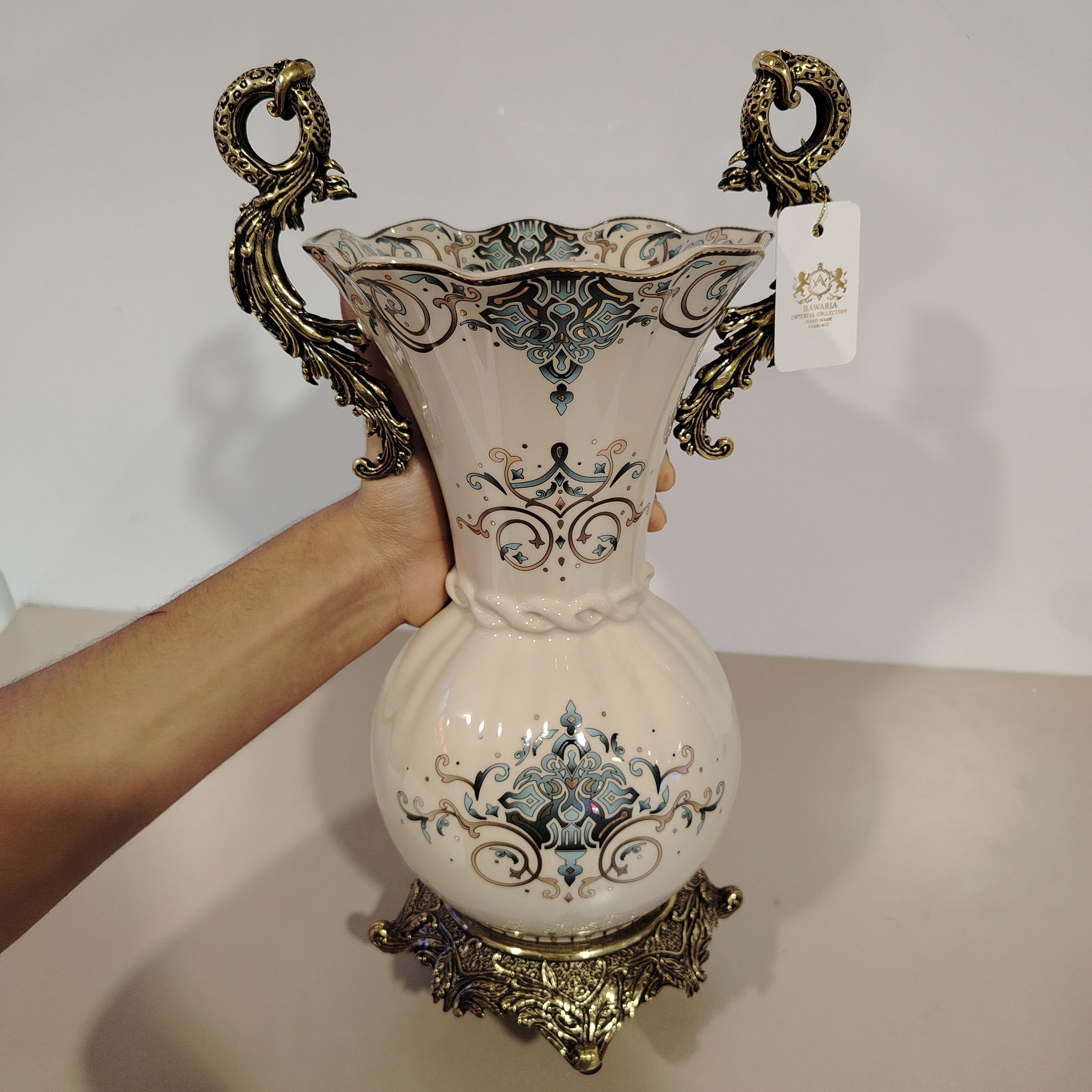 گلدان پایدار چینی باواریا مدل لیلیان کد 214 با ارسال رایگان