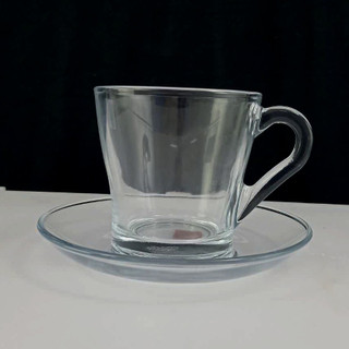 فنجان نعلبکی مدل کروم HB کد 430 بسته 6 عددی ارسال رایگان