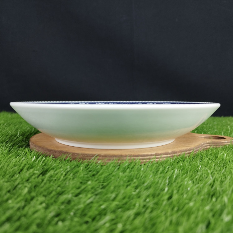 بشقاب خورشت خوری چینی باواریا مدل آکسفورد کلاسیک آبی کد 2261 بسته 6 عددی با ارسال رایگان
